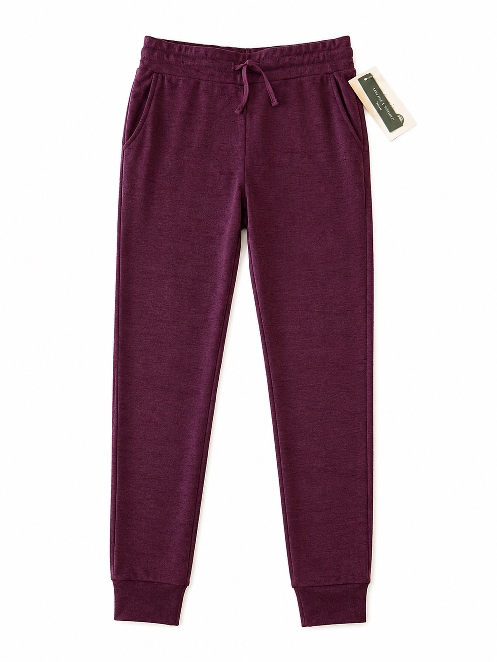 THREADS 4 THOUGHT REACTIVE GIRLS JOGGER PANTS SIZE 12 PLUM PURPLE NWT ($57)